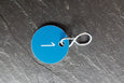 Zahlenmarken und Textmarken aus Kunststoff rund 30 mm
