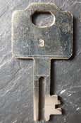 Blechschlüssel 1 bis 24 für Briefkästen und Spardosen usw.