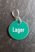 Zahlenmarken und Textmarken aus Kunststoff rund 30 mm