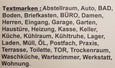 Zahlenmarken und Textmarken aus Kunststoff rund 30 mm