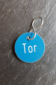 Zahlenmarken und Textmarken aus Kunststoff rund 30 mm