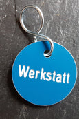 Zahlenmarken und Textmarken aus Kunststoff rund 30 mm