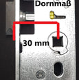 WILKA 1438 Rohrrahmenschösser mit Flach Stulp und 92 mm Entfernung