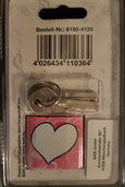 Vorhängeschlösser und Liebesschlösser mit Schlüssel oder Zahlenschoss