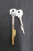Schlüssellochsperrer für Zimmertüren mit Buntbartschlössern und Möbel